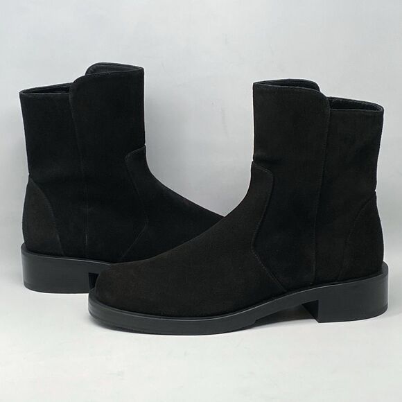Stuart Weitzman Block Heel Suede Booties size 7 - Picture 3 of 13
